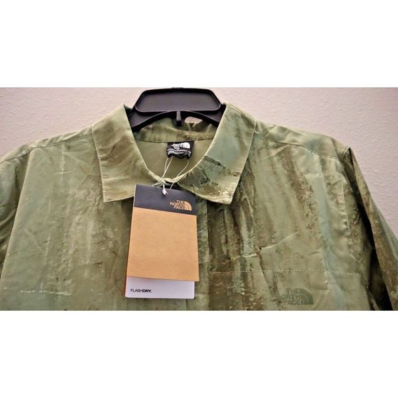 The North Face Women's Sz XL Green First Trail UPF L/S Button-Up Shirt $79+ - Picture 8 of 12